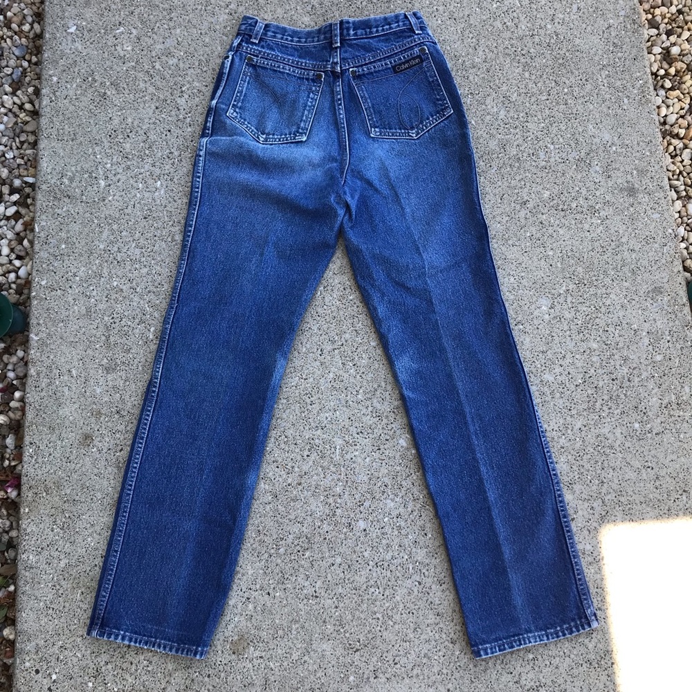 Vintage Calvin Klein Super High Rise Mom Jeans